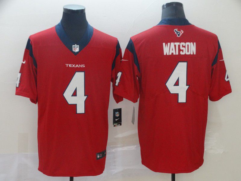Men Houston Texans #4 Watson Red Nike Vapor Untouchable Limited Player NFL Jerseys->cleveland browns->NFL Jersey